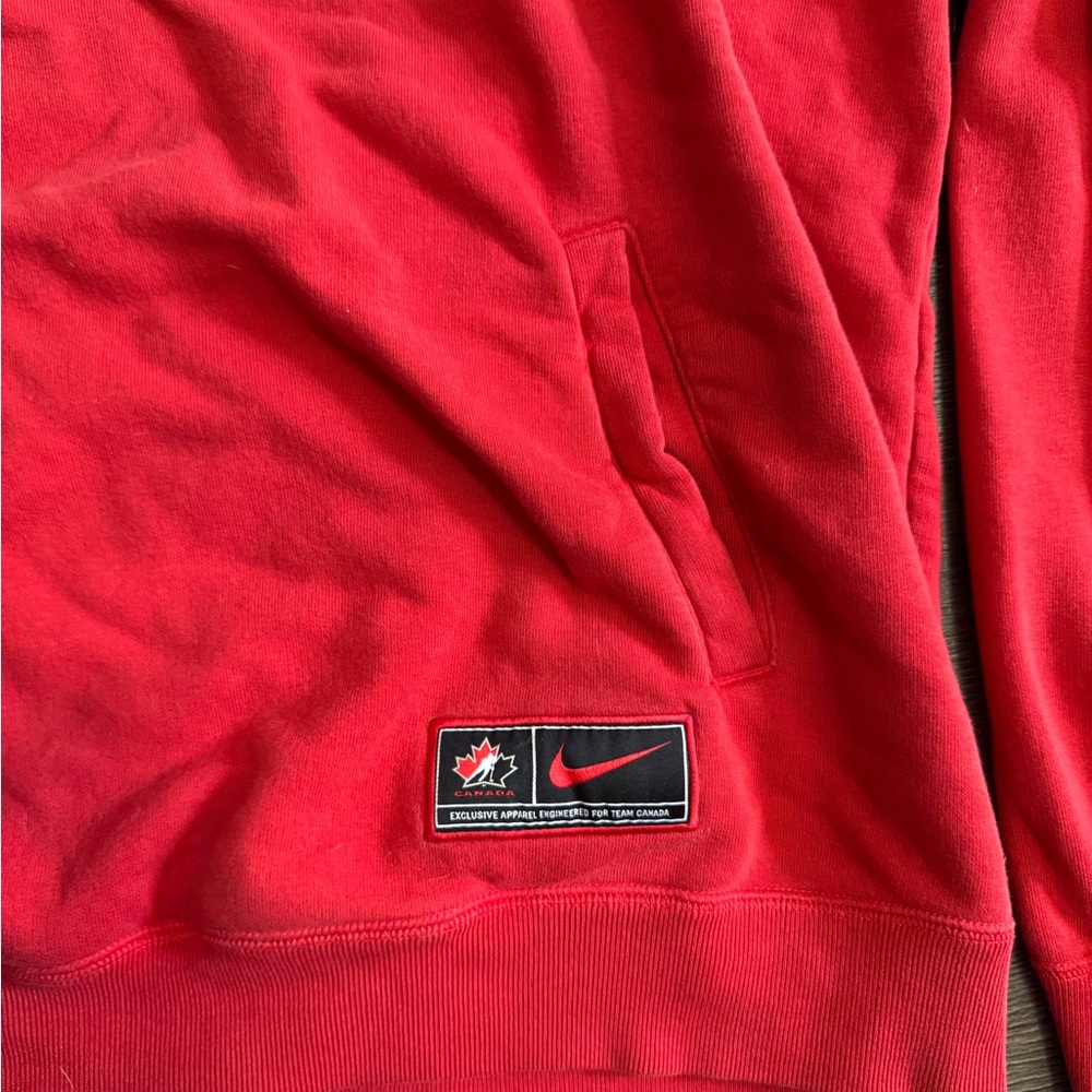 Nike Red Team Canada Hoodie View 4